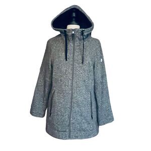 1 Madison Expedition Heritage Jacket And Hat Sz M Women Warm Lined Knit Full Zip